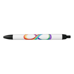Layered Rainbow Infinity Symbol Pen