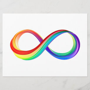 Layered Rainbow Infinity Symbol Program
