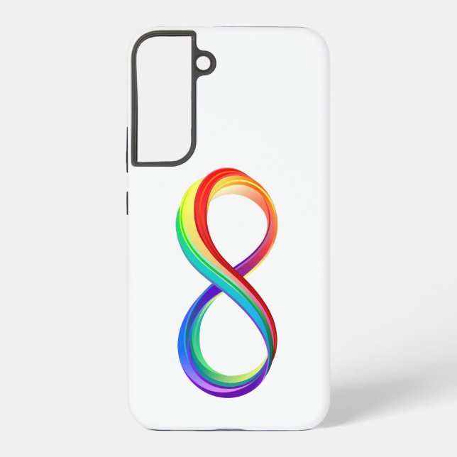 Layered Rainbow Infinity Symbol Samsung Galaxy Case (Back)