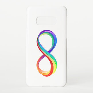 Layered Rainbow Infinity Symbol Samsung Galaxy S10E Case