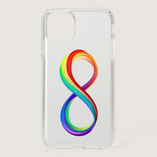 Layered Rainbow Infinity Symbol Speck iPhone 11 Case