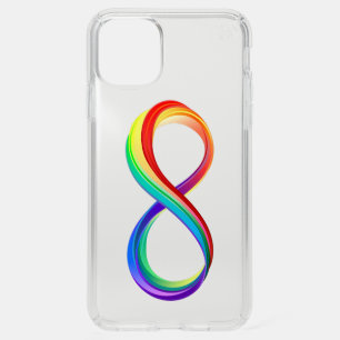 Layered Rainbow Infinity Symbol Speck iPhone 11 Pro Max Case