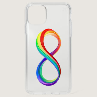 Layered Rainbow Infinity Symbol Speck iPhone 11 Pro Max Case