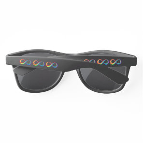 Layered Rainbow Infinity Symbol Sunglasses