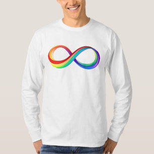 Layered Rainbow Infinity Symbol T-Shirt