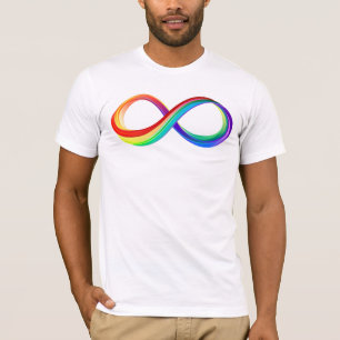 Layered Rainbow Infinity Symbol T-Shirt