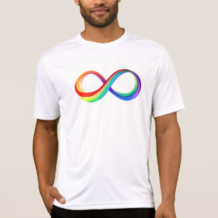 Layered Rainbow Infinity Symbol T-Shirt