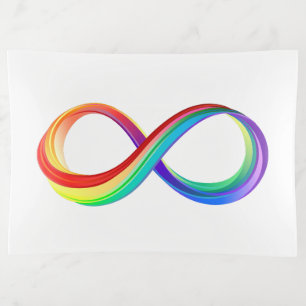 Layered Rainbow Infinity Symbol Trinket Tray