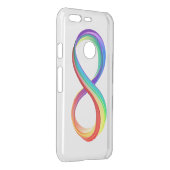 Layered Rainbow Infinity Symbol Uncommon Google Pixel Case (Back/Right)