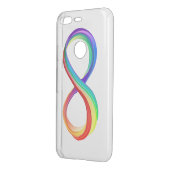 Layered Rainbow Infinity Symbol Uncommon Google Pixel Case (Back/Left)