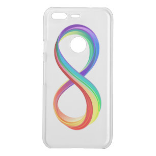 Layered Rainbow Infinity Symbol Uncommon Google Pixel Case