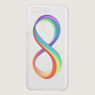 Layered Rainbow Infinity Symbol Uncommon Google Pixel Case