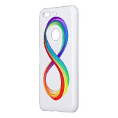 Layered Rainbow Infinity Symbol Uncommon Google Pixel Case (Back/Left)
