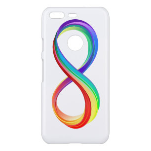 Layered Rainbow Infinity Symbol Uncommon Google Pixel Case