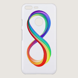Layered Rainbow Infinity Symbol Uncommon Google Pixel XL Case