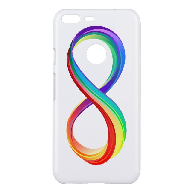 Layered Rainbow Infinity Symbol Uncommon Google Pixel XL Case (Back)