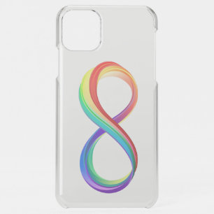 Layered Rainbow Infinity Symbol iPhone 11 Pro Max Case