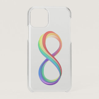 Layered Rainbow Infinity Symbol iPhone 11 Pro Case