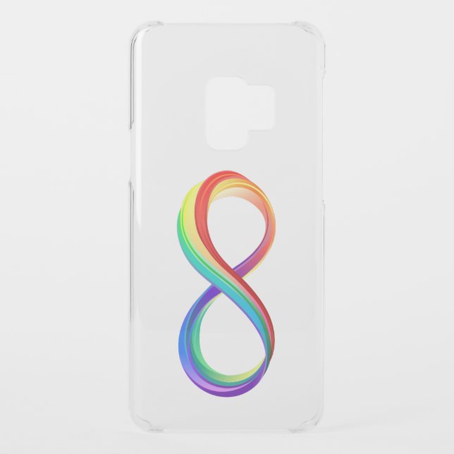 Layered Rainbow Infinity Symbol Uncommon Samsung Galaxy Case (Back)