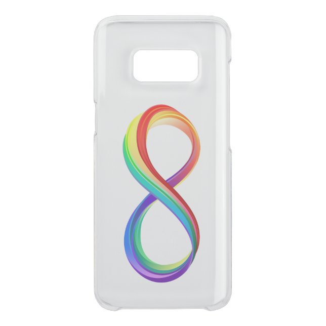 Layered Rainbow Infinity Symbol Uncommon Samsung Galaxy Case (Back)