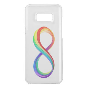 Layered Rainbow Infinity Symbol Uncommon Samsung Galaxy S8+ Case