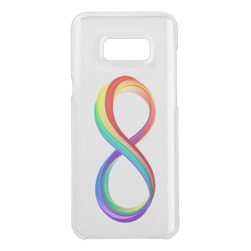 Layered Rainbow Infinity Symbol Uncommon Samsung Galaxy S8 Case