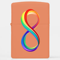 Layered Rainbow Infinity Symbol