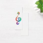 Layered rainbow treble clef (Desk)