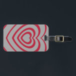 Layered Red & Grey Heart Aesthetic Luggage Tag<br><div class="desc">The Layered Red & Grey Heart Aesthetic blends the warmth of deep red with the sophistication of soft grey, creating a heart that feels both romantic and modern. Perfect for those who love timeless elegance with a touch of passion. Whether on a notebook, phone case, tote bag, wall clock, wristwatch,...</div>