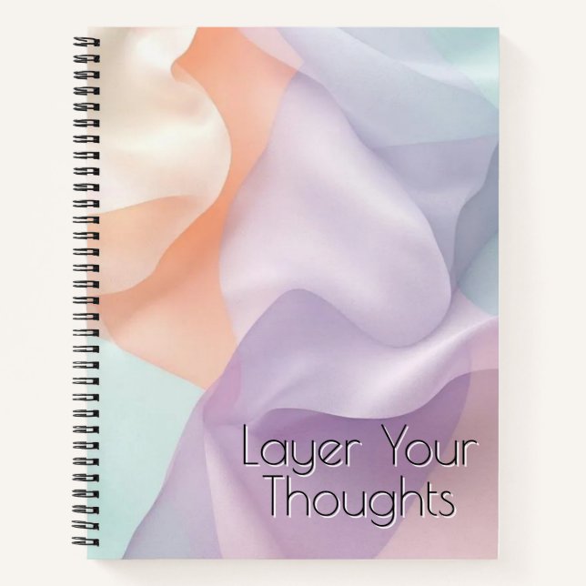 Layered Translucent Notes | Visual Thinking Notebook (Front)