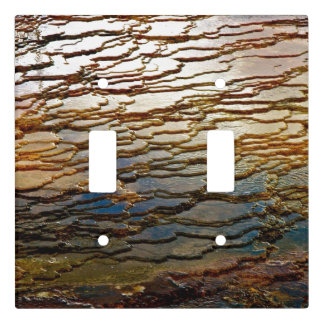 LAYERS OF COLORFUL VOLCANIC DEPOSITS LIGHT SWITCH COVER