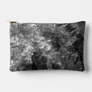  Layers of Crystals Gray  Accessory Pouch