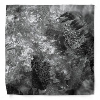 Layers of Crystals Gray Bandana