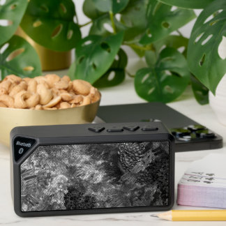  Layers of Crystals Gray  Bluetooth Speaker