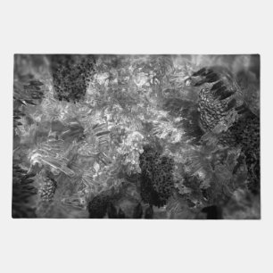 Layers of Crystals Gray Doormat
