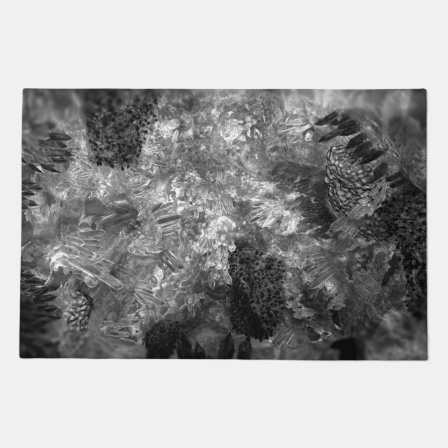 Layers of Crystals Gray  Doormat (Front)