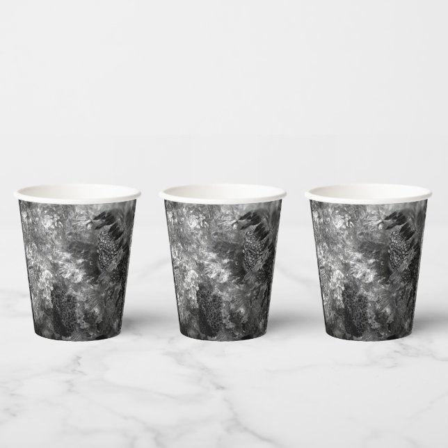  Layers of Crystals Gray  Paper Cups (Multi)