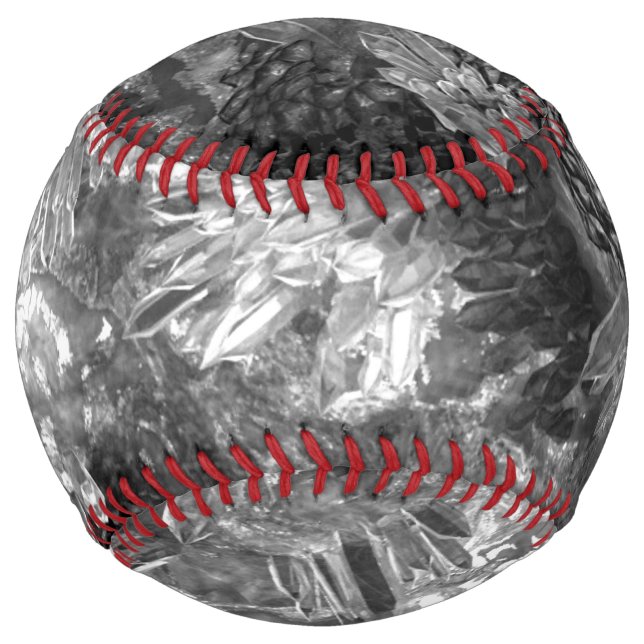  Layers of Crystals Gray  Softball (Front)