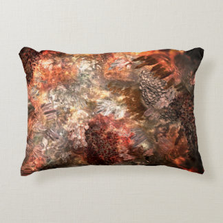 Layers of Crystals with Rustic Tint Accent Pillow