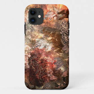  Layers of Crystals with Rustic Tint   iPhone 11 Case