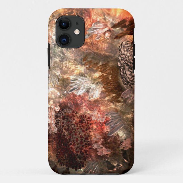  Layers of Crystals with Rustic Tint   Case-Mate iPhone Case (Back)