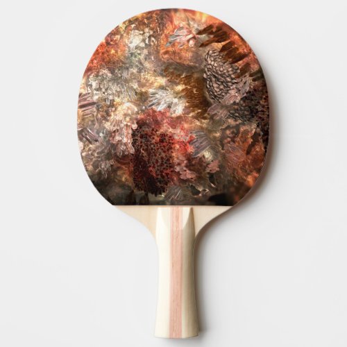  Layers of Crystals with Rustic Tint   Ping Pong Paddle
