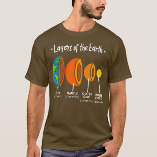 Layers Of Earth Geology Gift Geologist Great Geolo T-Shirt