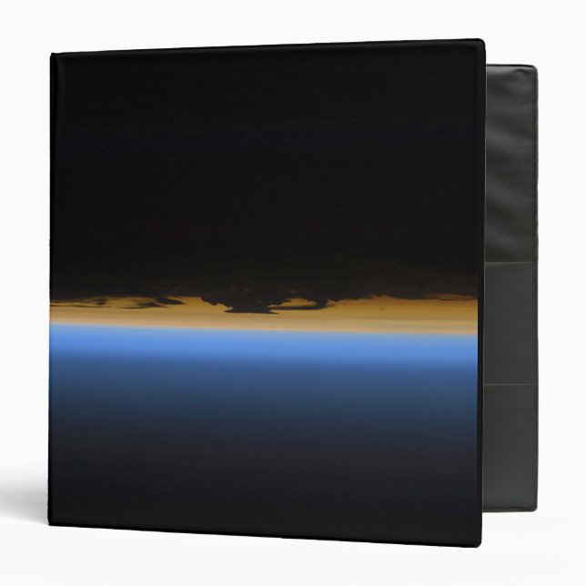 Layers of Earth's atmosphere 3 Ring Binder (Front/Inside)