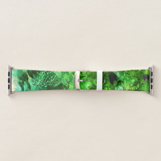 Layers of Green Crystals Apple Watch Band