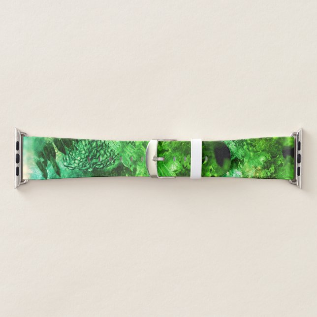 Layers of Green Crystals Apple Watch Band (Band)