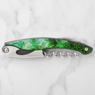 Layers of Green Crystals Waiter's Corkscrew