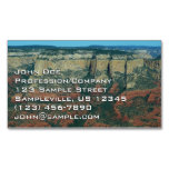 Layers of Red Rocks in Sedona Arizona Business Card Magnet