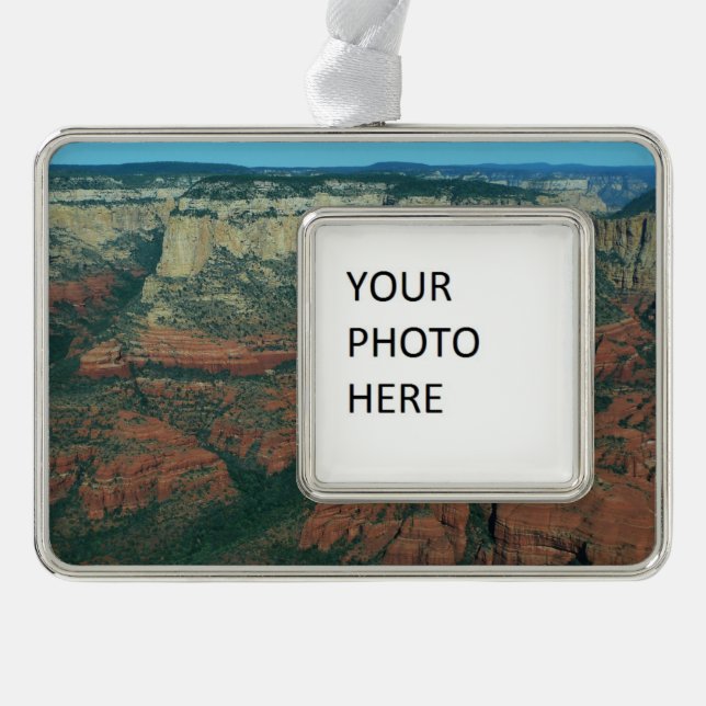 Layers of Red Rocks in Sedona Arizona Christmas Ornament (Front)
