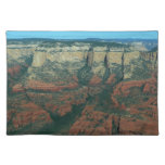 Layers of Red Rocks in Sedona Arizona Cloth Placemat